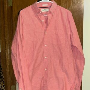 Hawke & Co Coral Pink Button-Down Oxford Shirt